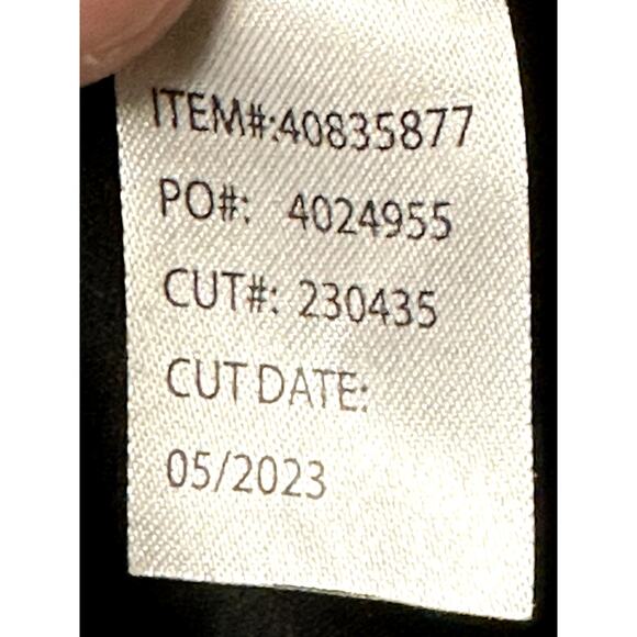 Torrid Women Size 1(1X) Black V Neck Elastic Waist Flouncy 3/4 Sleeve Top Blouse - Picture 9 of 9